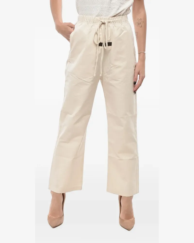 Fear of God drawstring-waist trousers - Nude Nude