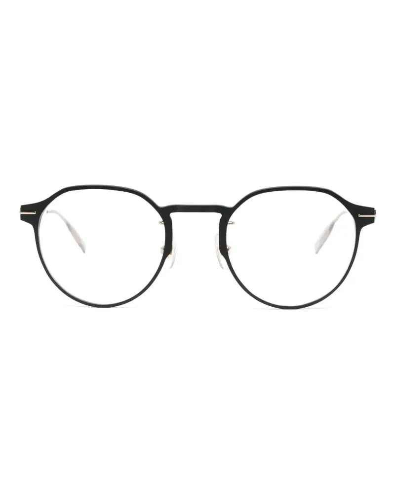 Montblanc round-frame glasses - Schwarz Schwarz