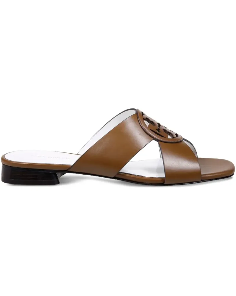 Tory Burch Miller Sandalen mit Cut-Out - Braun Braun