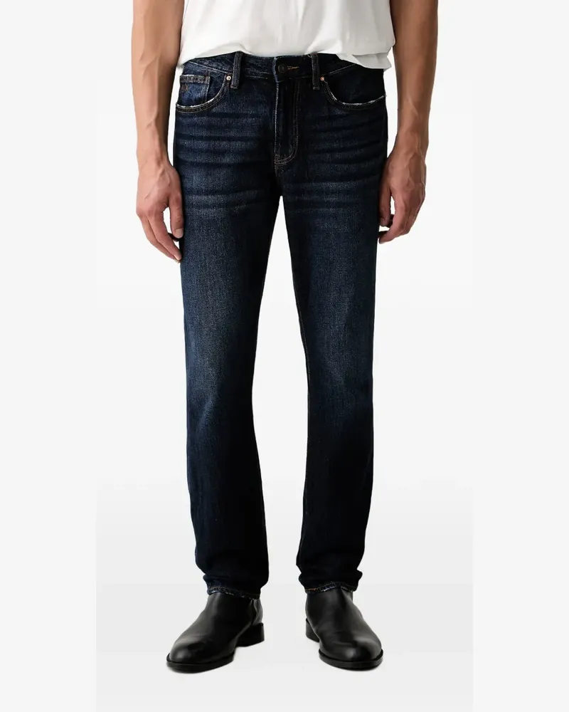 Armani Exchange Distressed-Jeans mit Tragefalten - Blau Blau