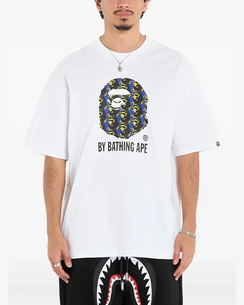 BAPE Ape Headt T-shirt - Weiß Weiß