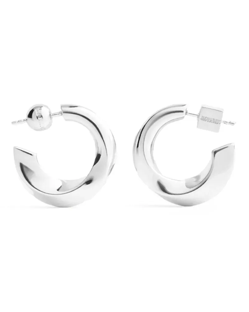 Jacquemus Offene Creolen - Silber Silber