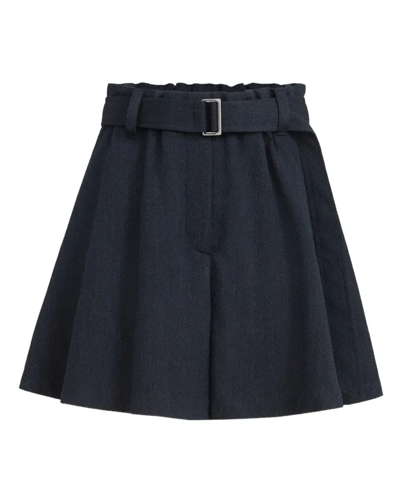 Brunello Cucinelli Monili chevron shorts - Blau Blau