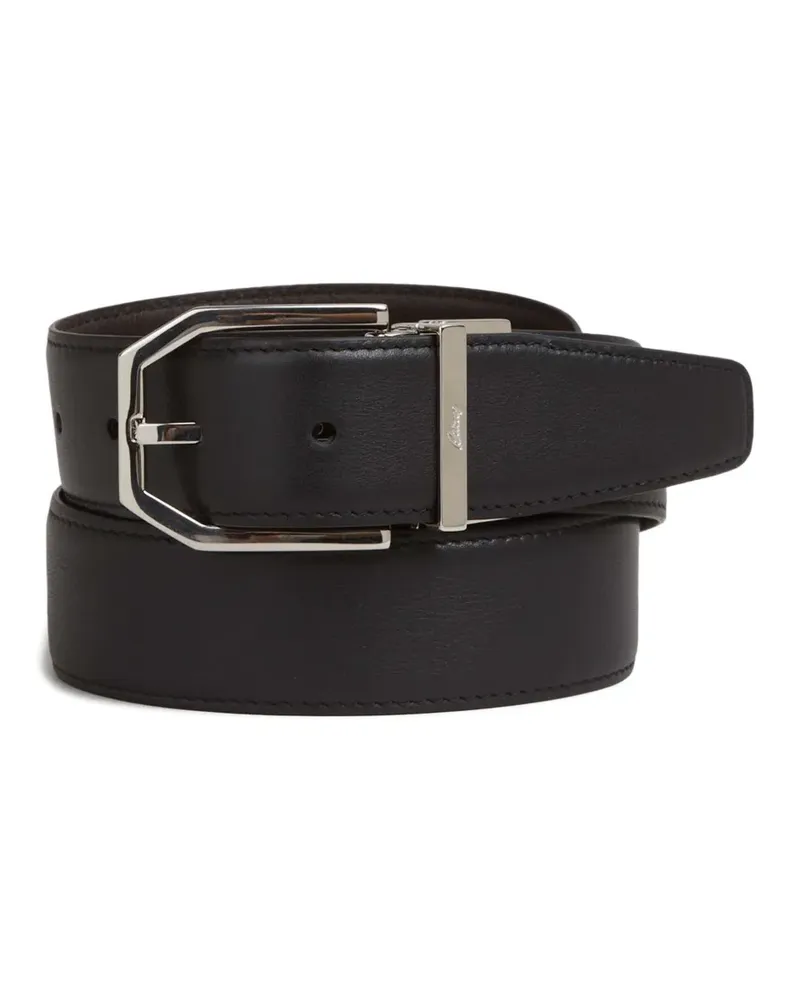 Brioni reversible leather belt - Schwarz Schwarz