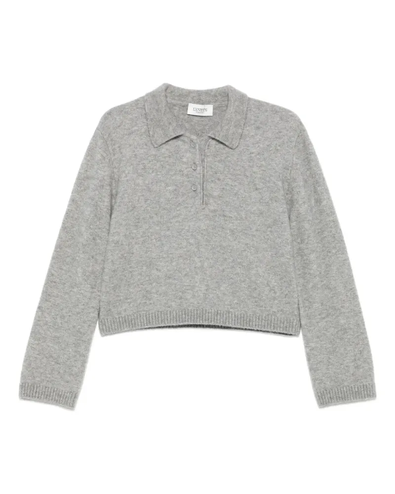 Laneus Geknöpftes Poloshirt - Grau Grau