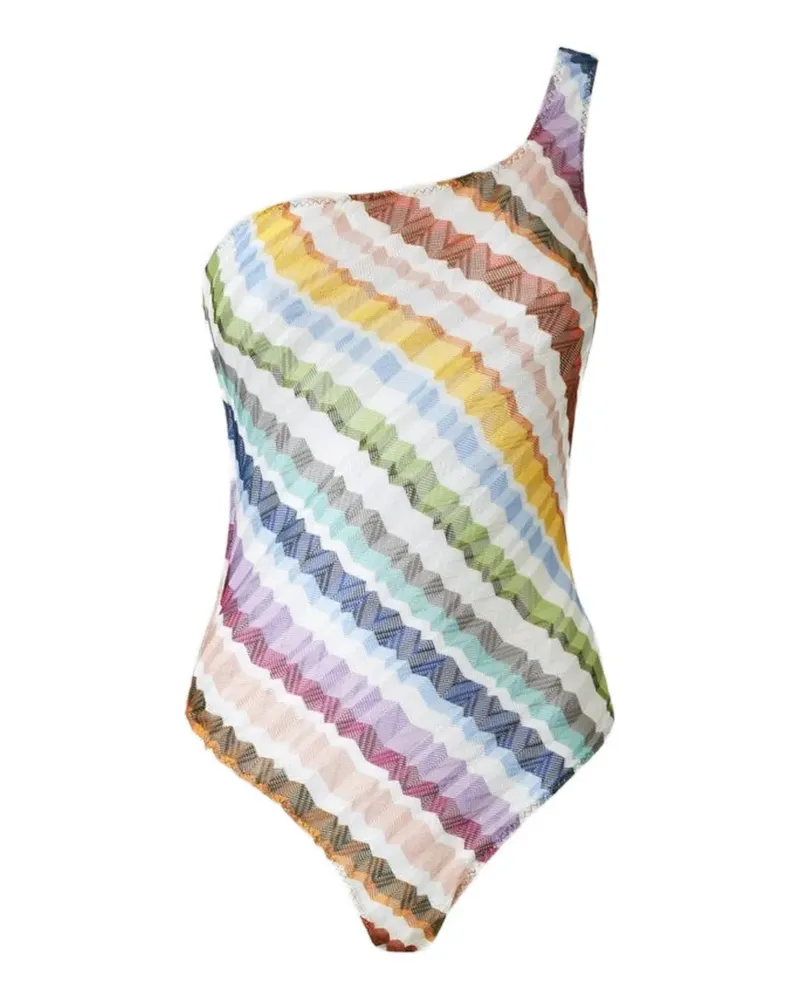 Missoni Gestrickter Badeanzug - Weiß Weiß