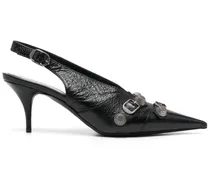 Slingback-Pumps 70mm - Schwarz