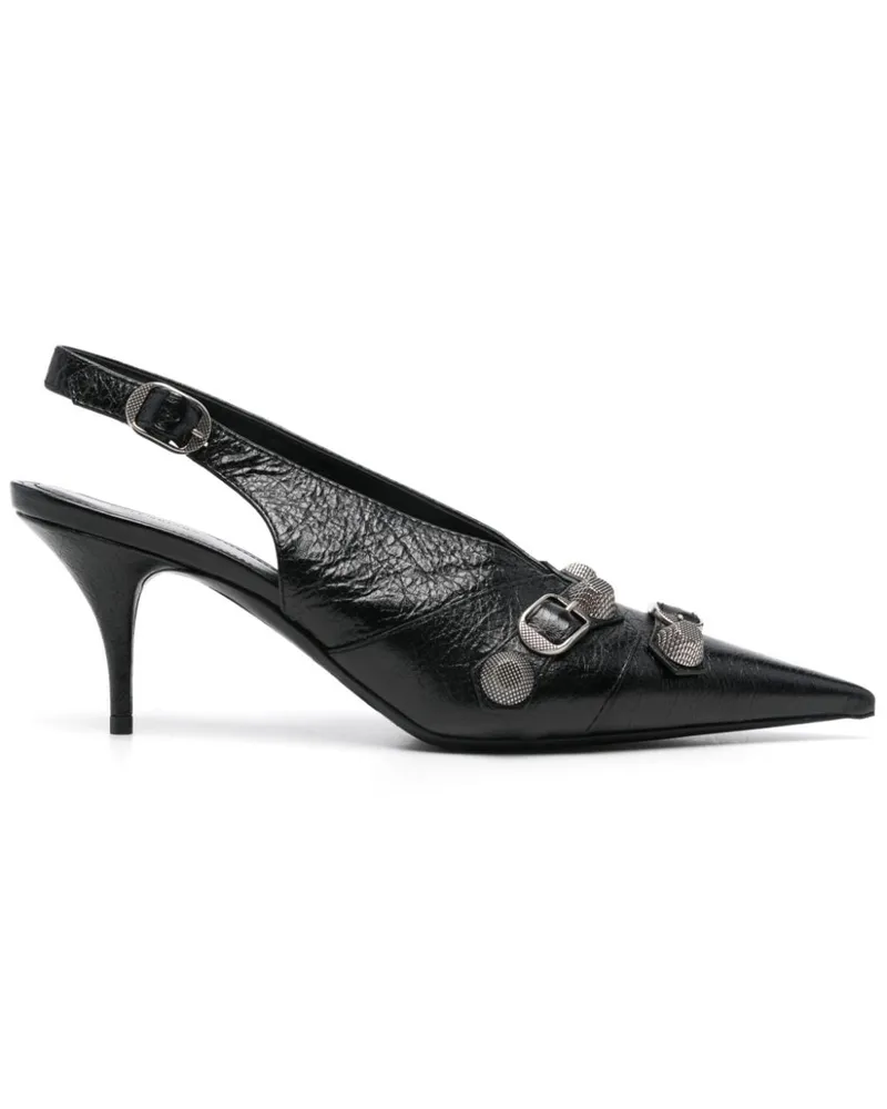 Balenciaga Slingback-Pumps 70mm - Schwarz Schwarz