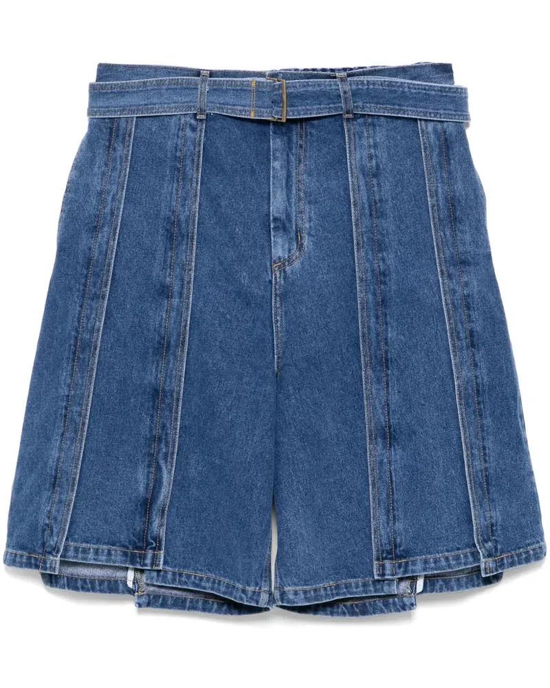 SONGZIO Shorts mit Gürtel - Blau Blau