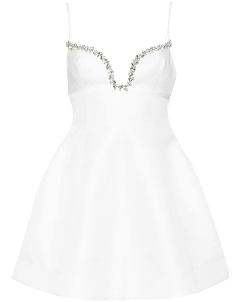 Acler Kleid mit Herzausschnitt - Weiß Weiß