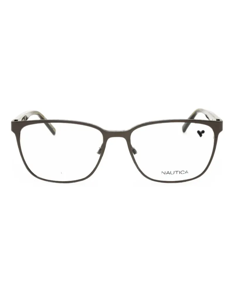 Nautica rectangle-frame glasses - Grau Grau