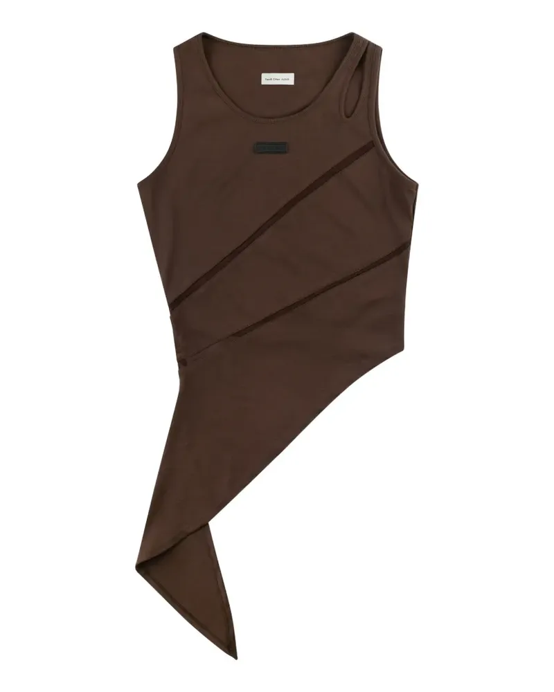 Feng Chen Wang patchwork vest - Braun Braun