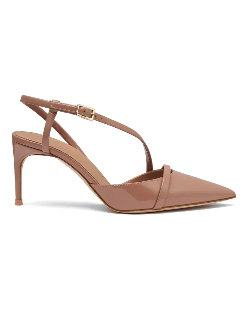 Malone Souliers Valeria Slingback-Pumps aus Lackleder - Nude Nude