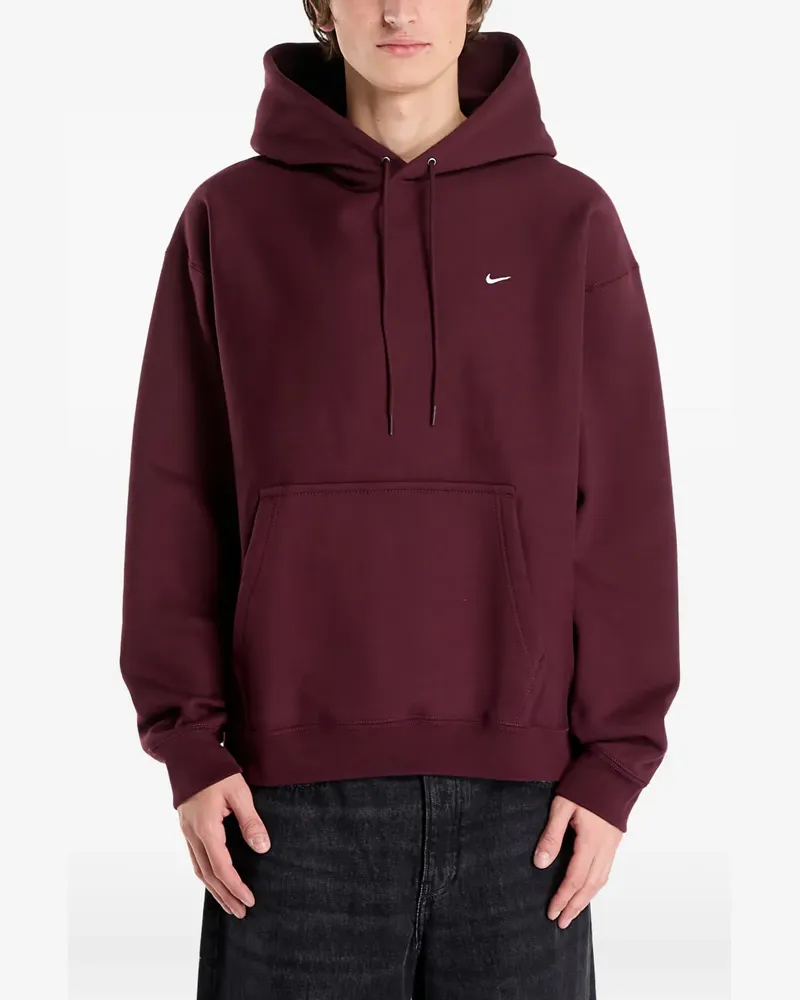 Nike Hoodie mit Solo Swoosh - Rot Rot