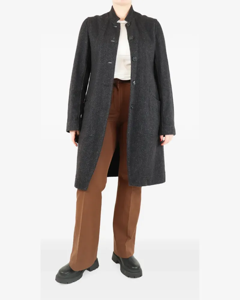 Casey Casey Herringbone button-up coat - Grau Grau