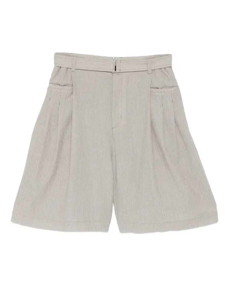 SONGZIO pleated shorts - Nude Nude