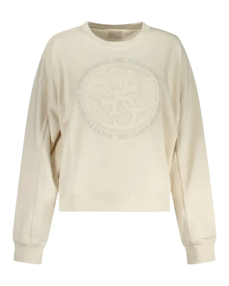 Guess logo-embroidered sweatshirt - Nude Nude