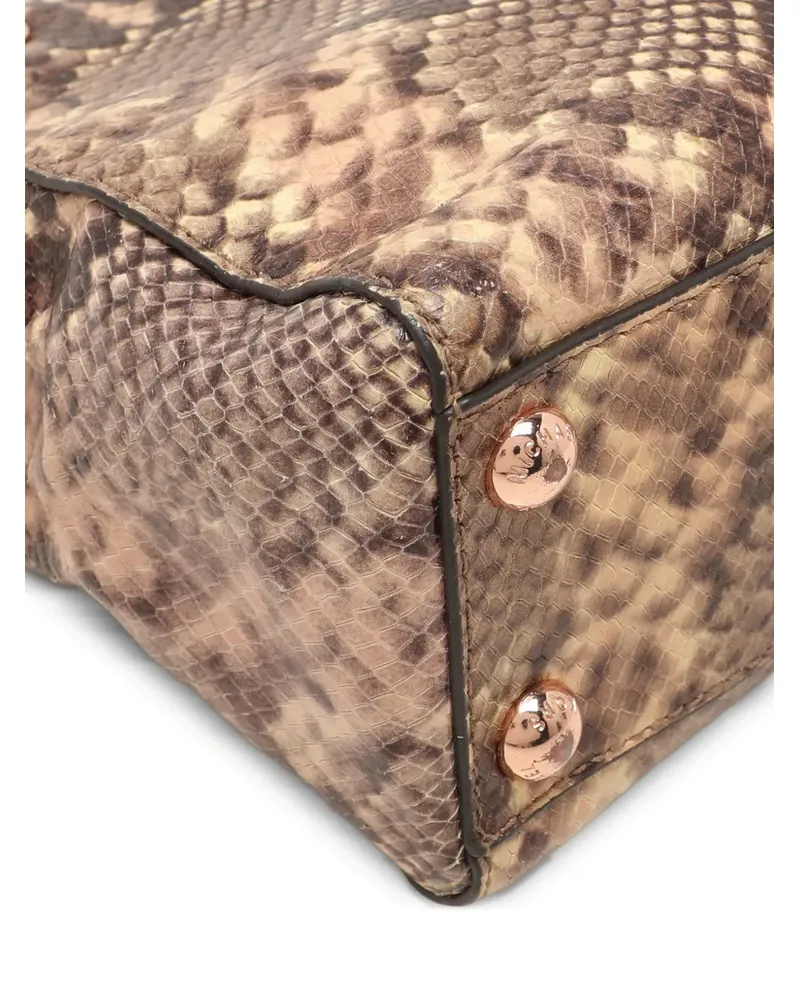 Michael Kors Kleine Cynthia Satchel-Tasche - Braun Braun