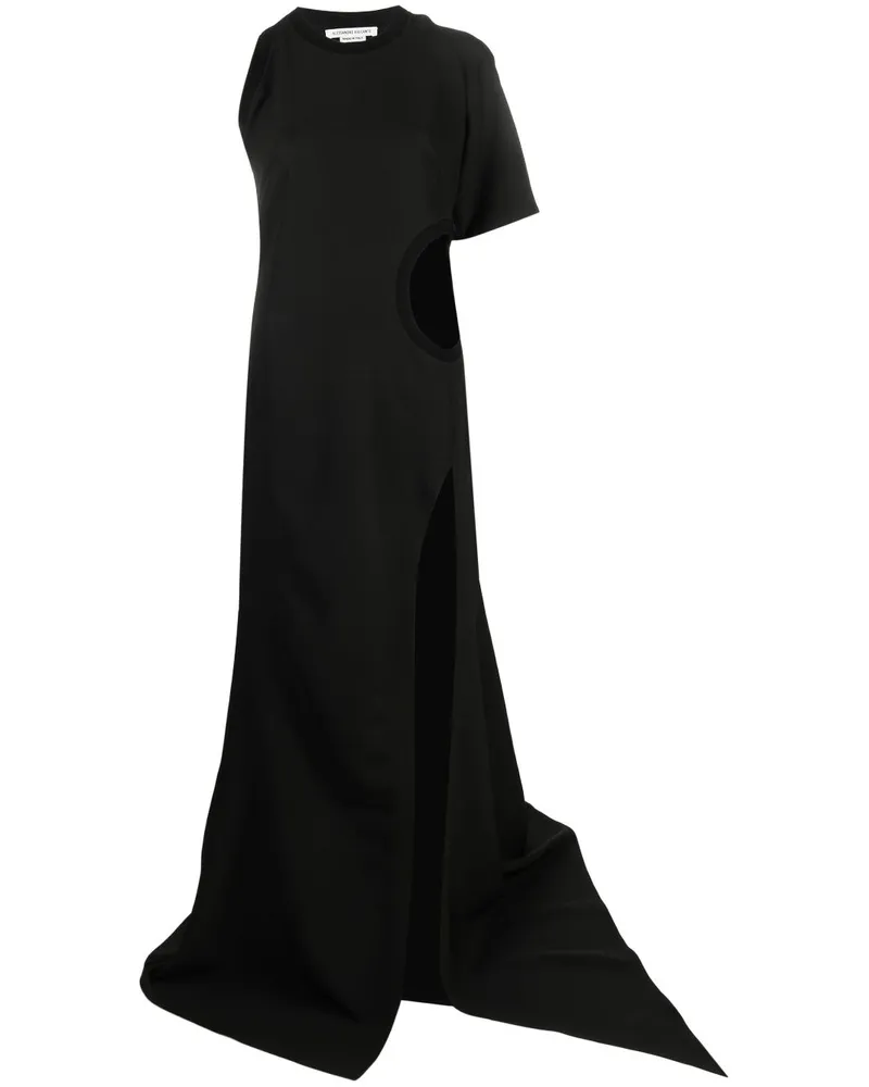 Alessandro Vigilante Asymmetrisches Kleid - Schwarz Schwarz