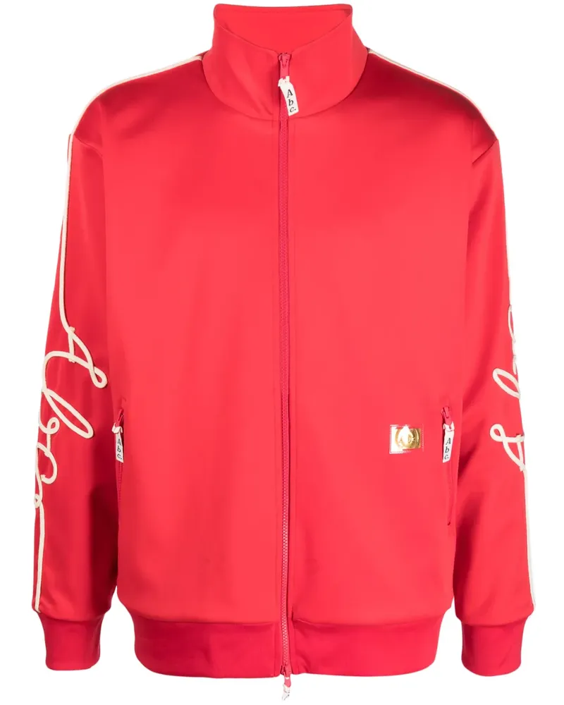 Abc. Jacke mit Logo-Stickerei - Rot Rot