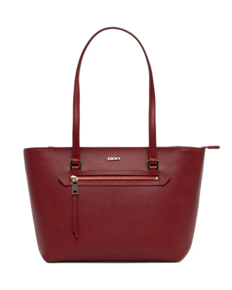 DKNY Tote Bag mit Logo-Schild - Rot Rot