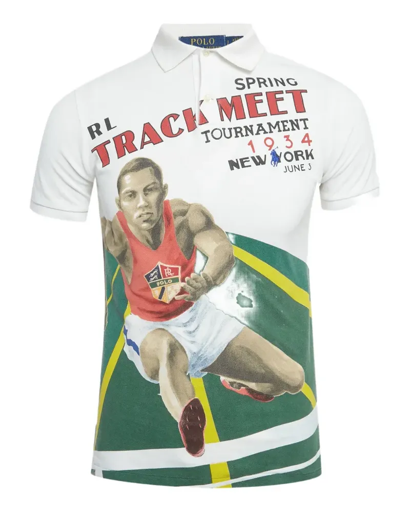 Ralph Lauren graphic polo shirt - Weiß Weiß