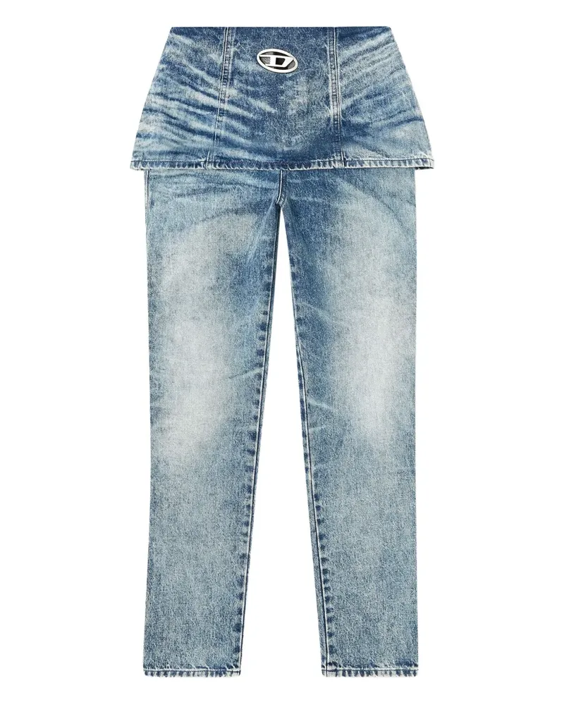 Diesel Jeans mit Oversized-Detail - Blau Blau