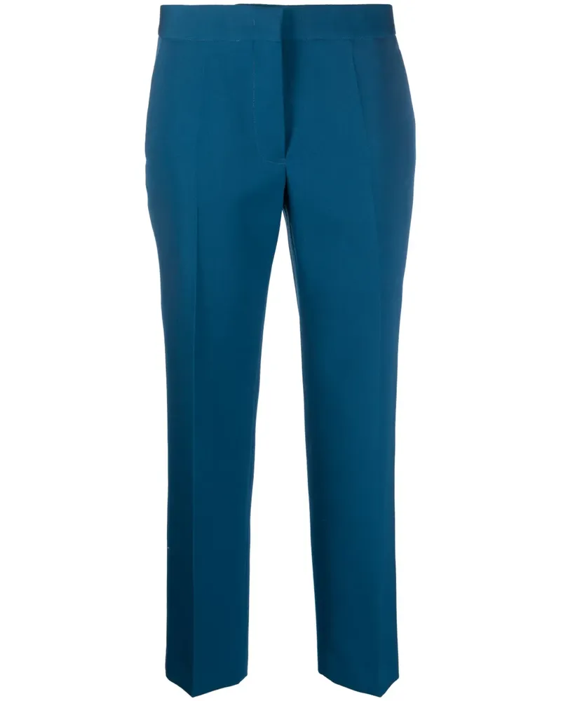 Jil Sander Klassische Cropped-Hose - Blau Blau
