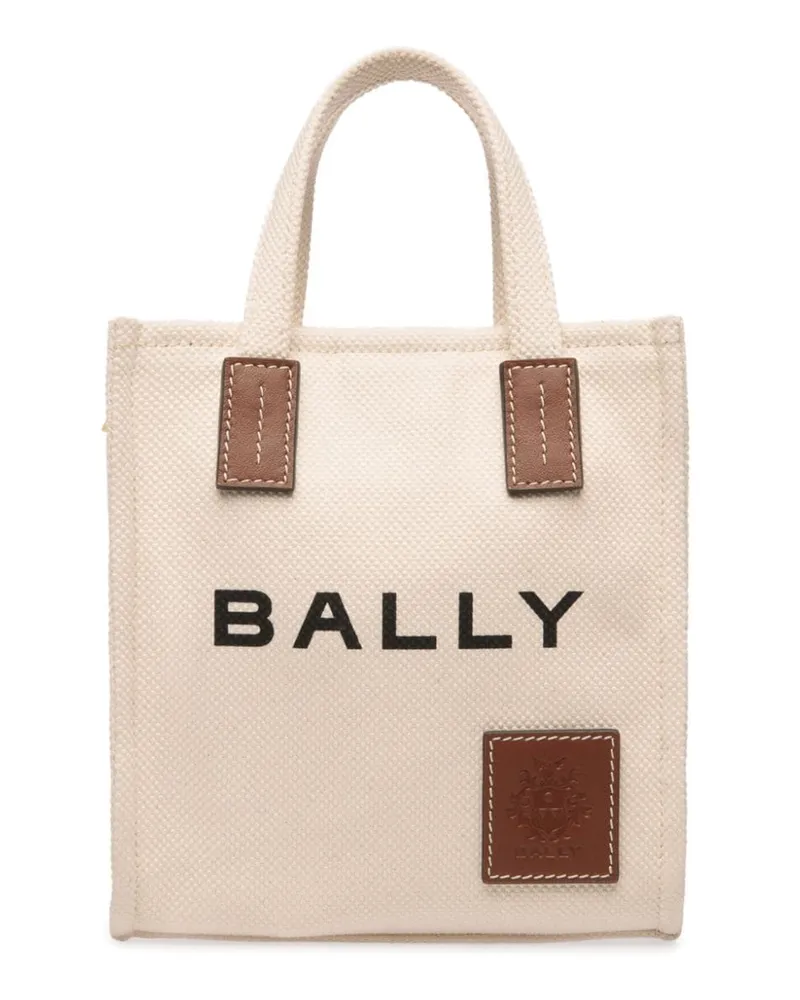 Bally Mini Akelai Canvas-Shopper - Nude Nude