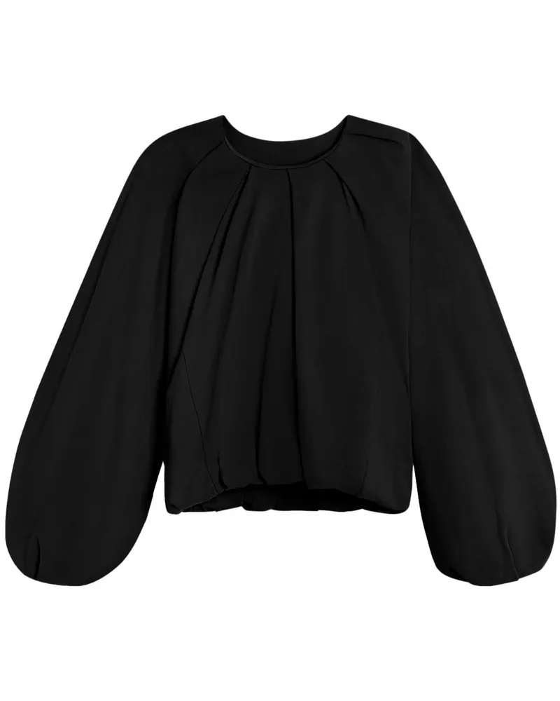 Axel Arigato Geraffter Sade Pullover - Schwarz Schwarz