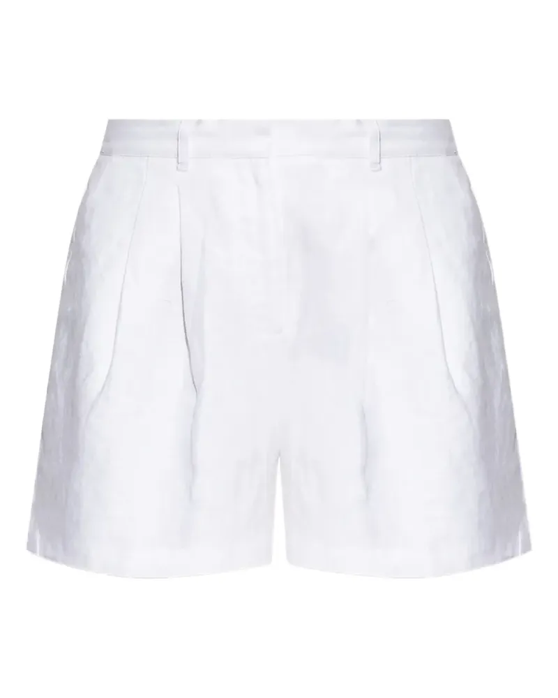 Posse Shorts mit Bundfalten - Weiß Weiß