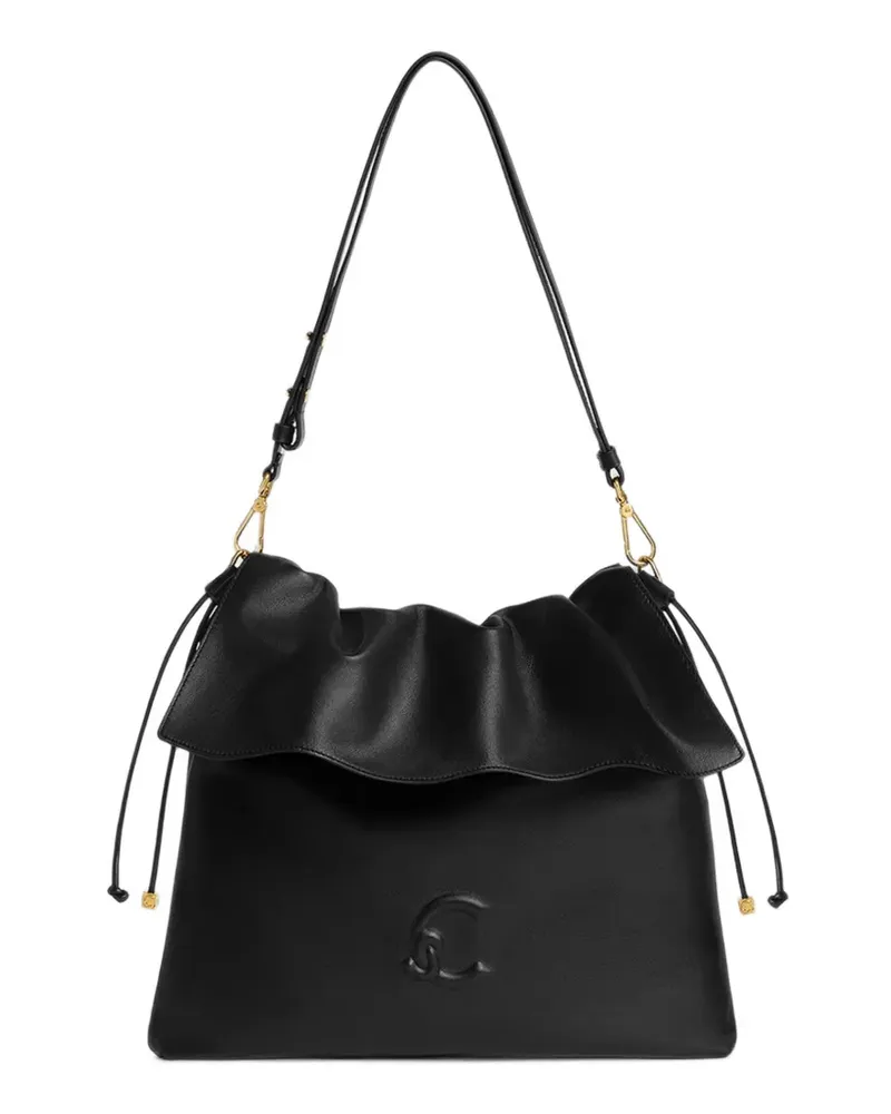 Coccinelle Lidia leather shoulder bag - Schwarz Schwarz