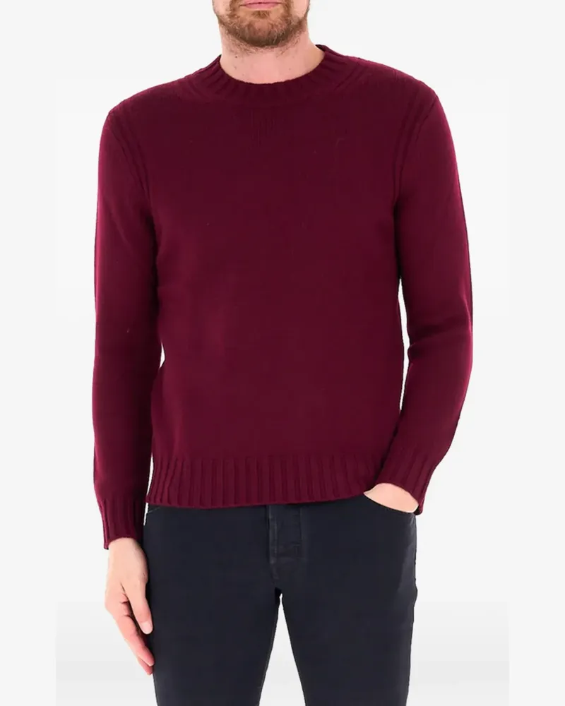 Ballantyne Pullover mit gerippten Details - Rot Rot