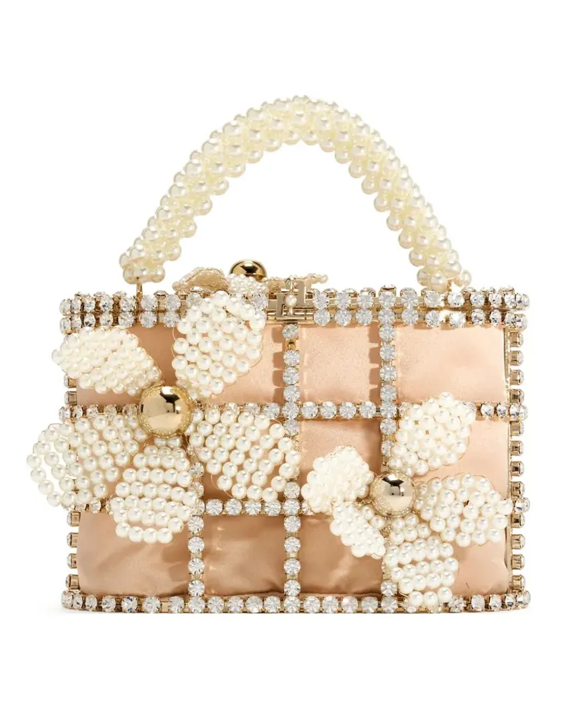Rosantica Holli Gardenia Clutch - Gold Gold