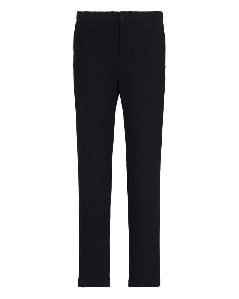 Emporio Armani Strukturierte Hose - Blau Blau