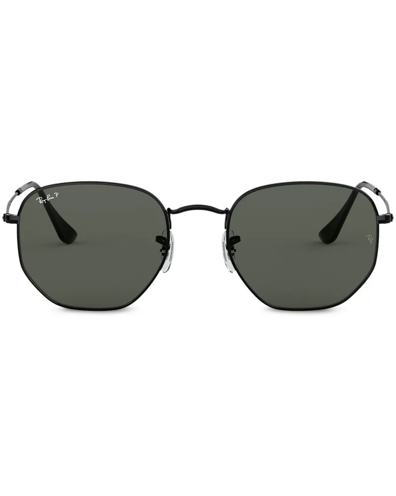 Ray Ban Eckige Sonnenbrille - Schwarz Schwarz