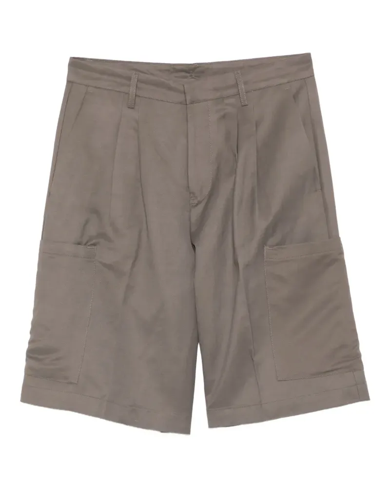 Costumein pleated cargo shorts - Grau Grau