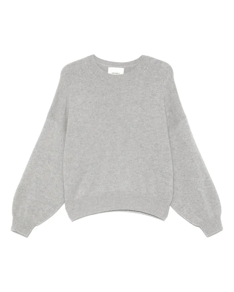 Lisa Yang Veira crew-neck balloon-sleeve sweater - Grau Grau