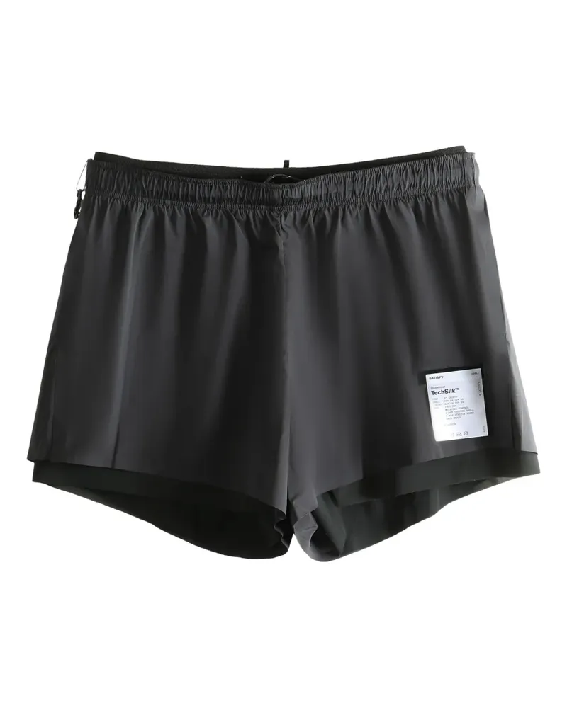 Satisfy Shorts mit elastischem Bund - Schwarz Schwarz