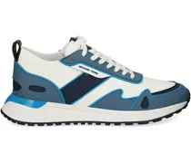 Sneakers mit Logo-Print - Blau