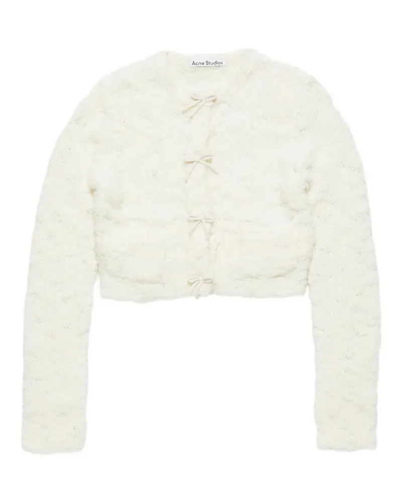 Acne Studios Cardigan mit Schleife - Nude Nude