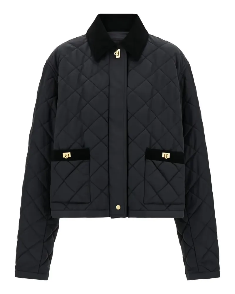 Ferragamo Wattierter Blouson - Schwarz Schwarz