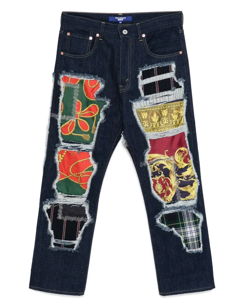 Junya Watanabe Jeans im Patchwork-Look - Blau Blau