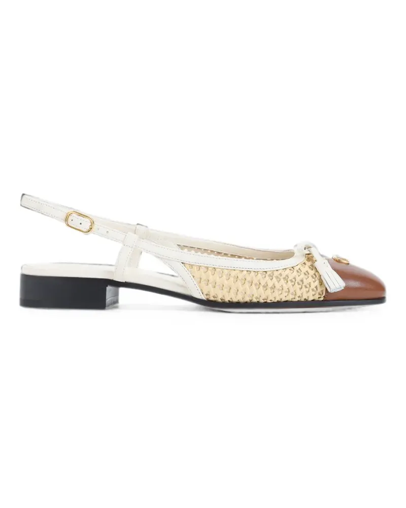Valentino Garavani Flache VLogo Signature Pumps - Nude Nude