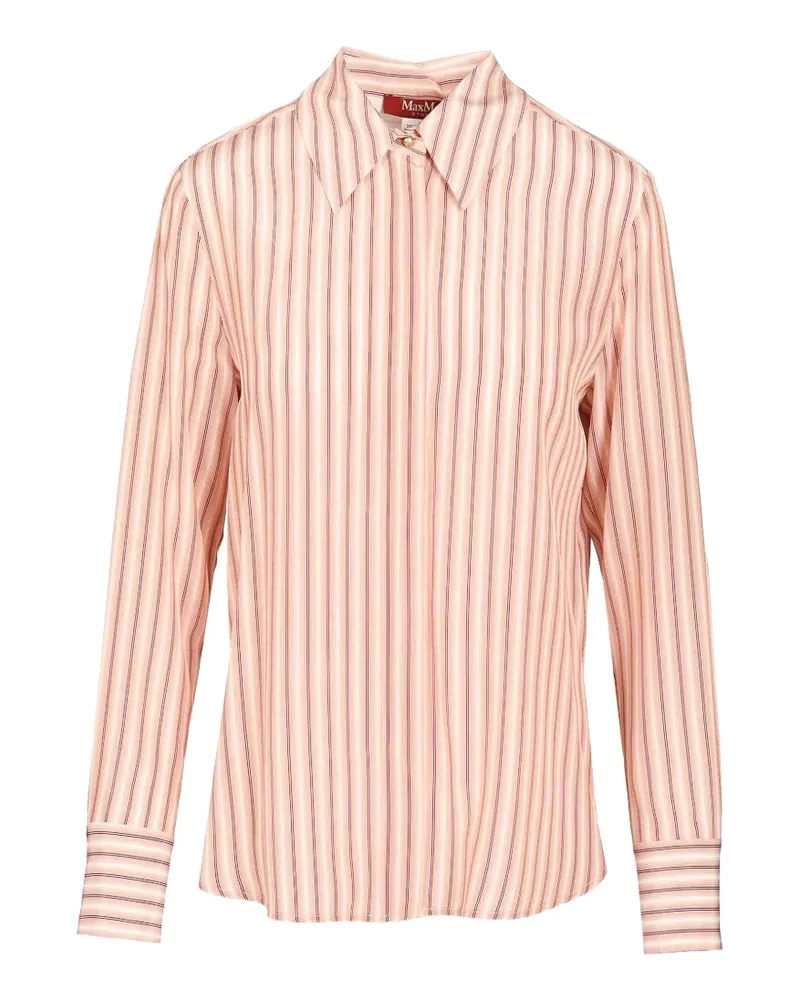 Max Mara striped silk shirt - Rosa Rosa