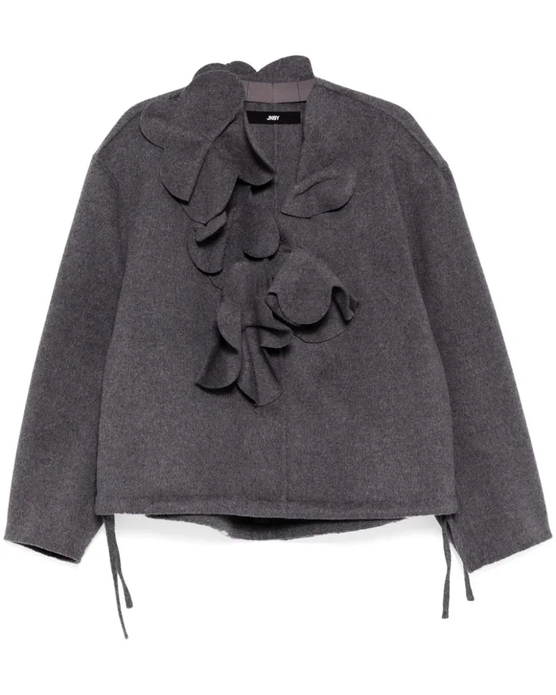 JNBY Jacke mit 3D-Muster - Grau Grau