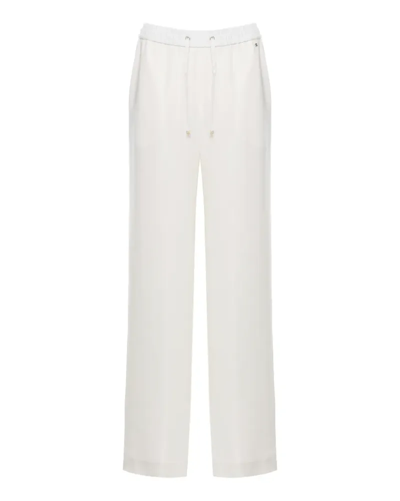 Herno drawstring-fastening palazzo pants - Weiß Weiß