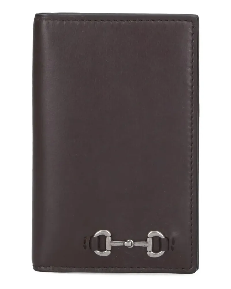 Gucci Horsebit card holder - Braun Braun
