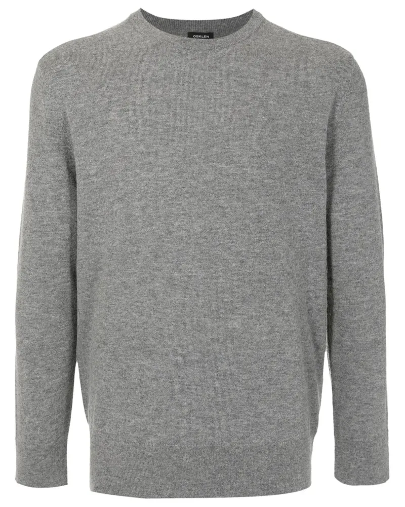 Osklen Melierter Feinripp-Pullover - Grau Grau