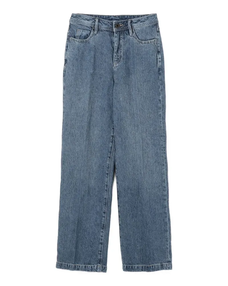 James Perse relaxed-fit linen jeans - Blau Blau